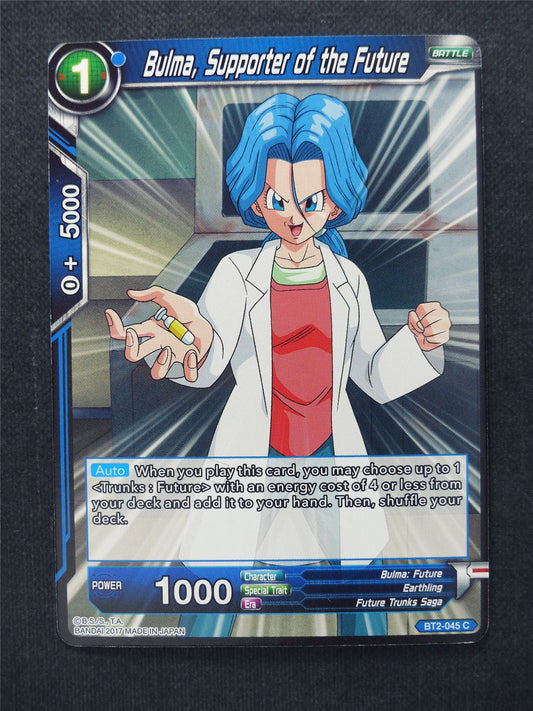 Bulma Supporter of the Future - Dragon Ball Super Cards #VZ