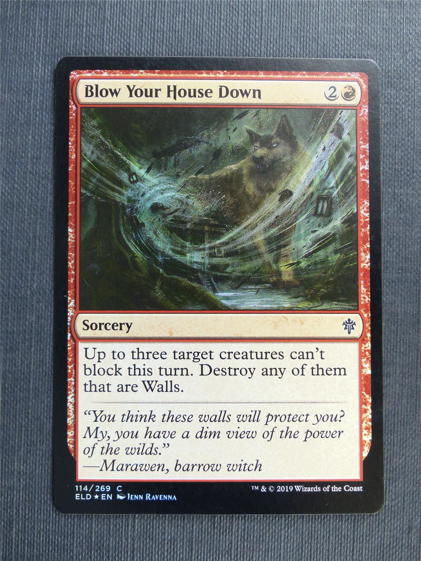 Blow Your House Down Foil - Mtg Magic Cards #47I