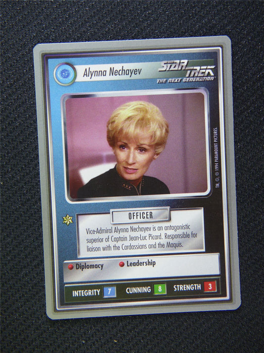 Alynna Nechayev - Star Trek Silver Border Card Decipher #2AX