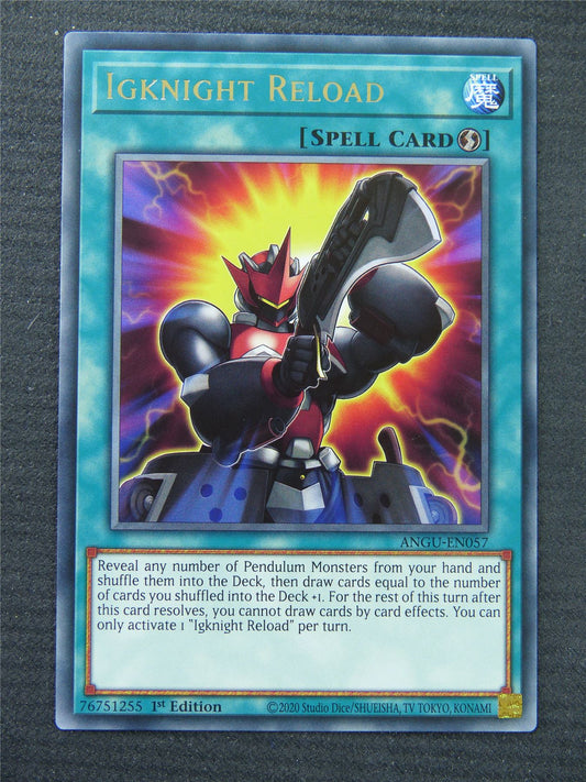 Igknight Reload ANGU Rare - 1st Edition - Yugioh Card #1PV