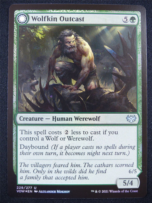 Wolfkin Outcast Foil - Mtg Card #1JF