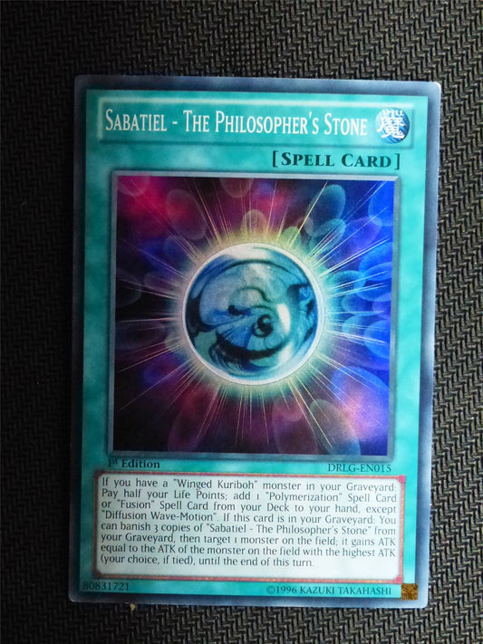 Sabatiel - The Philosophers Stone - DRLG - Super Rare - Yugioh Card # 1C74