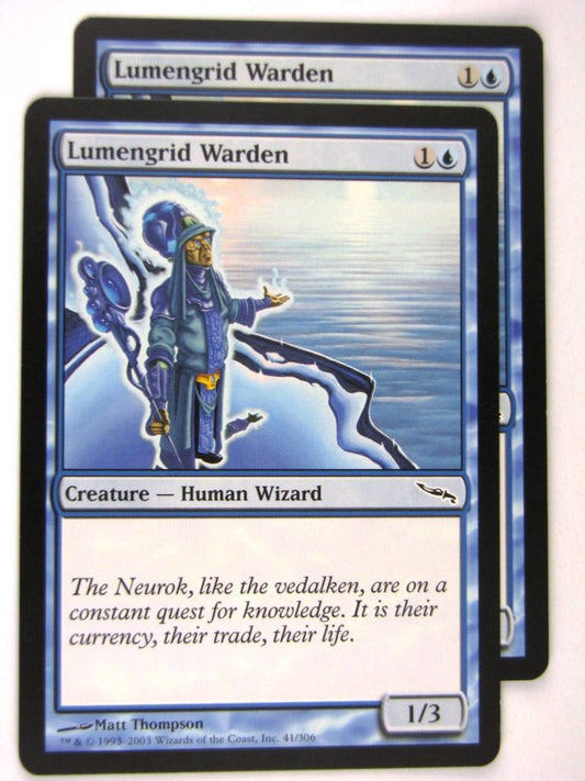 MTG Magic: the Gathering Cards: LUMENGRID WARDEN x2: MRD