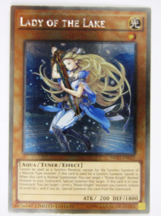 Yugioh Cards: LADY OF THE LAKE NKRT PLATINUM RARE # 21F78