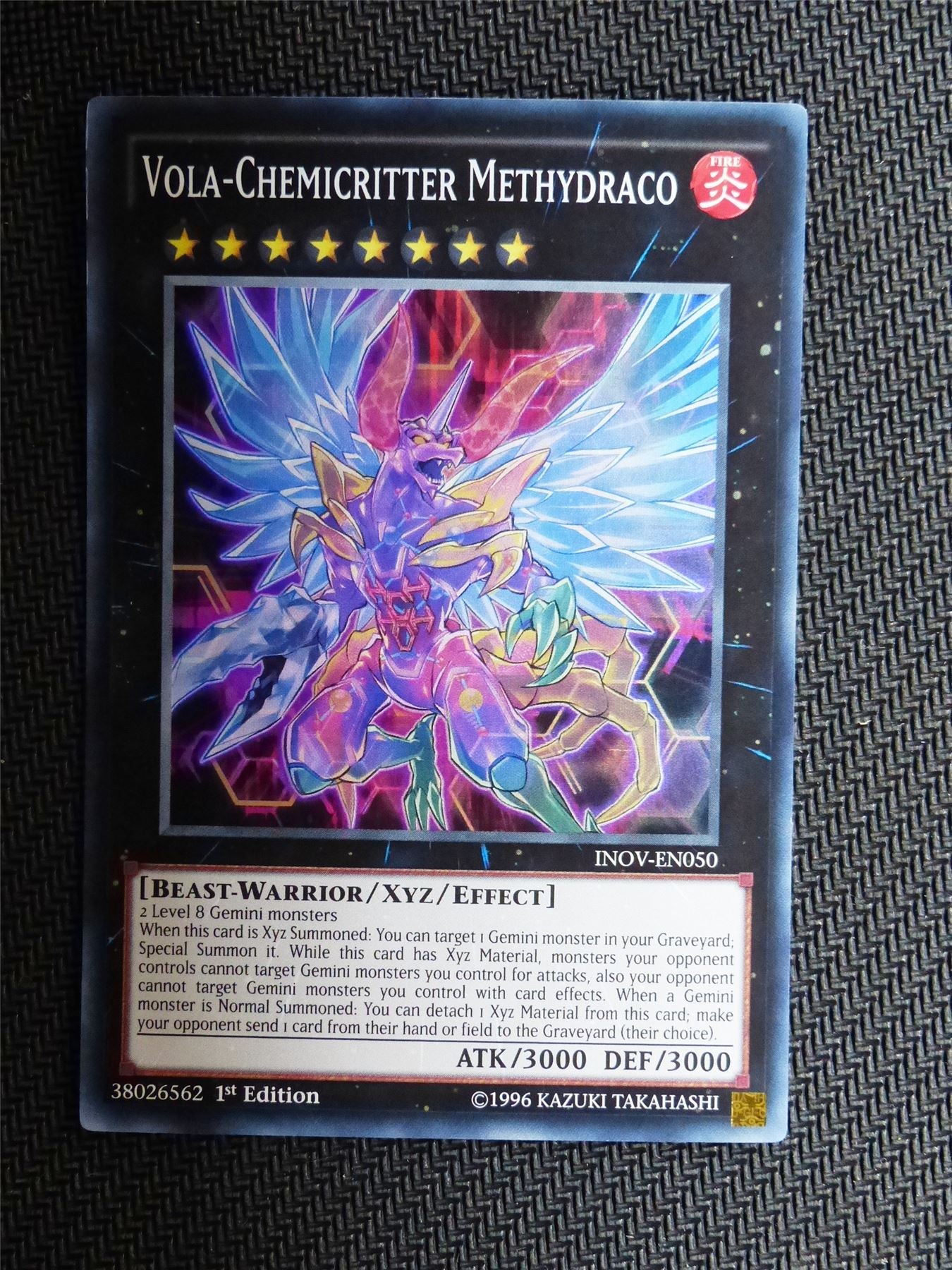 VOLA Chemicritter Methydraco - INOV - Super Rare - Yugioh Card # 1C19