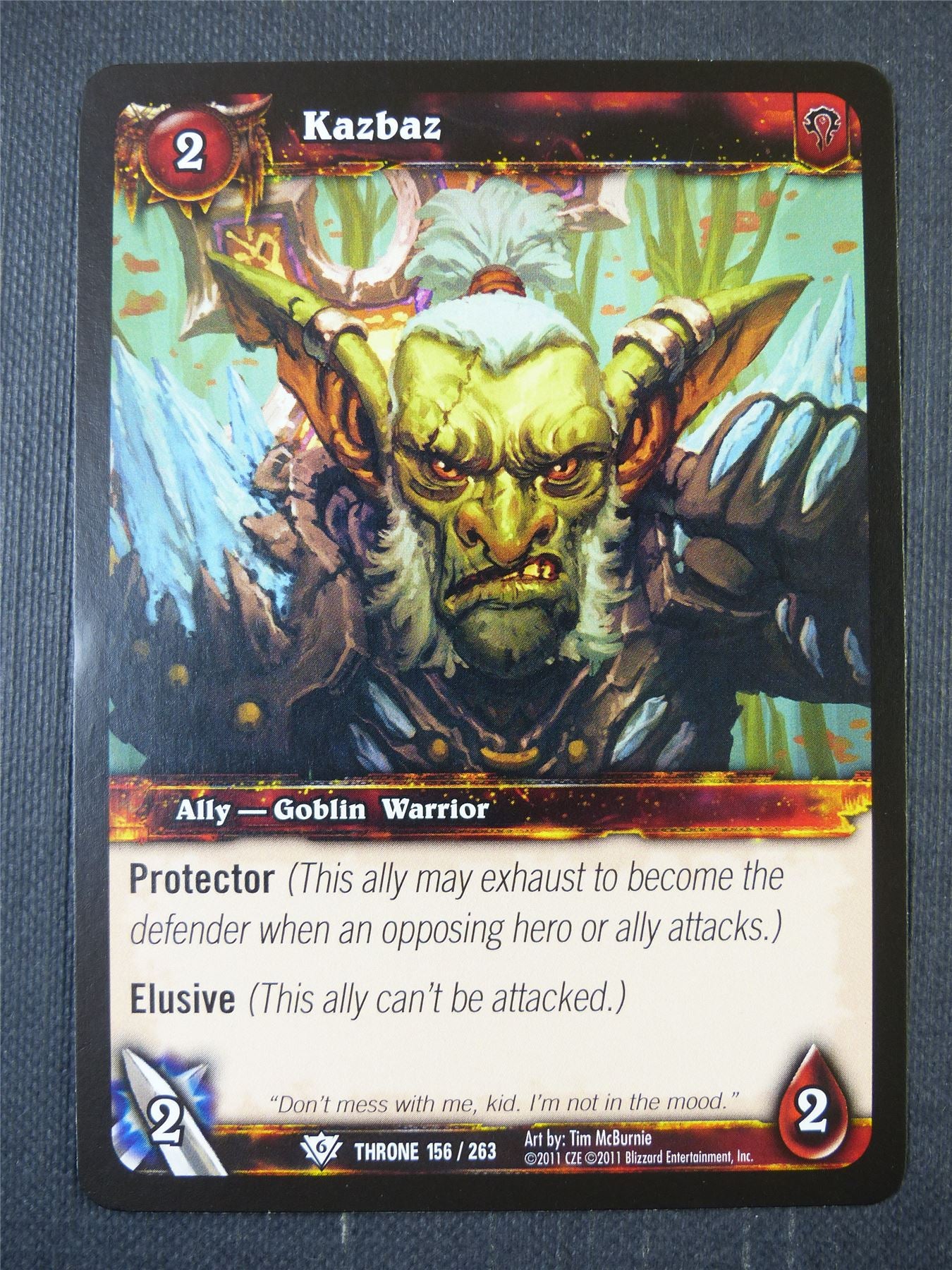 Kazbaz 156/263 - WoW Card #1BF