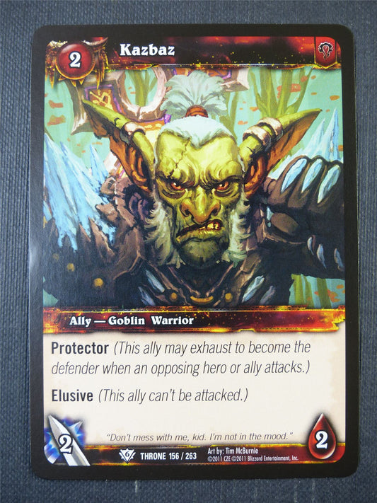 Kazbaz 156/263 - WoW Card #1BF