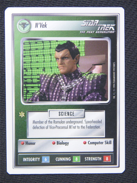 Neral White Border - Star Trek Next Gen Card  #4PK