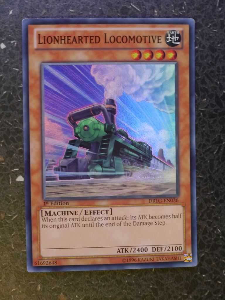 Yugioh Cards: LIONHEARTED LOCOMOTIVE DRLG SUPER RARE # 3H2