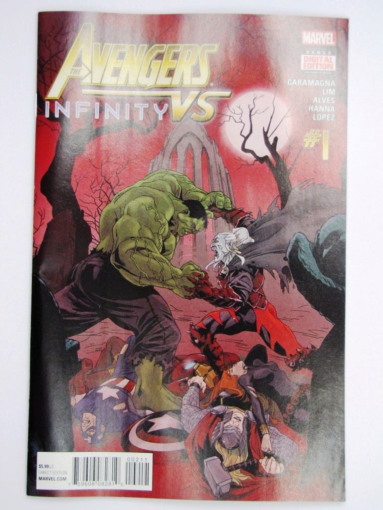 Marvel Comics: THE AVENGERS VS INFINITY #1 JANUARY 2016 # 1J50