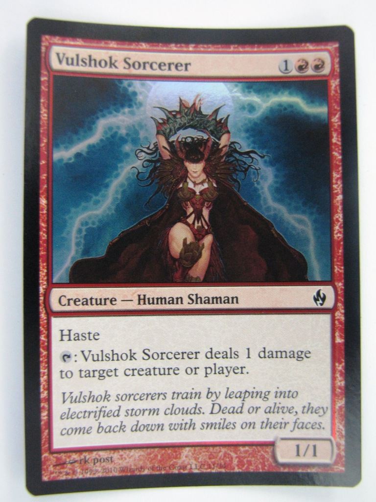 MTG Magic Cards: FOIL Premium: VULSHOK SORCERER # 6A98