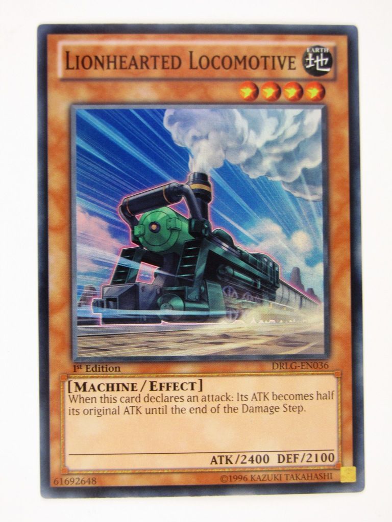 Yugioh Cards: LIONHEARTED LOCOMOTIVE DRLG: Dragons of Legend 1st Ed