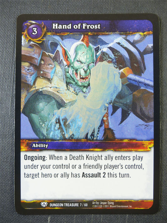 Hand of Frost 7/60 Foil - WoW Card #1A6