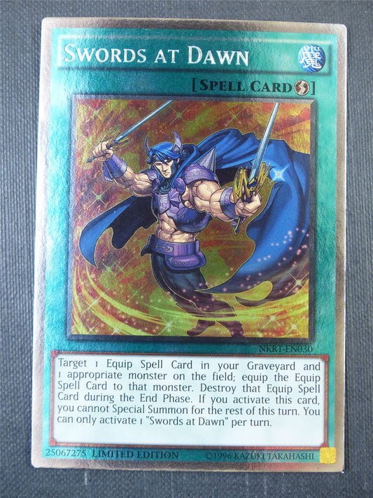 Swords at Dawn NKRT Platinum Rare - lim ed Yugioh Card #9EJ