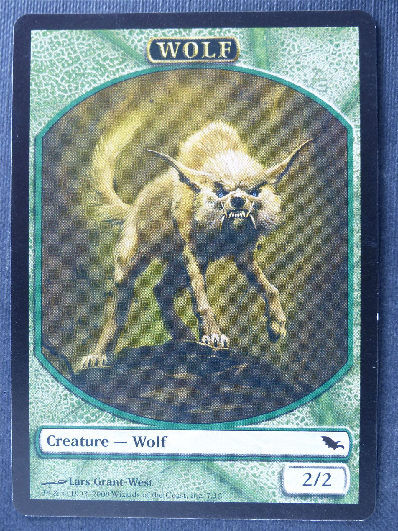 Wolf Token - Mtg Card #4NF