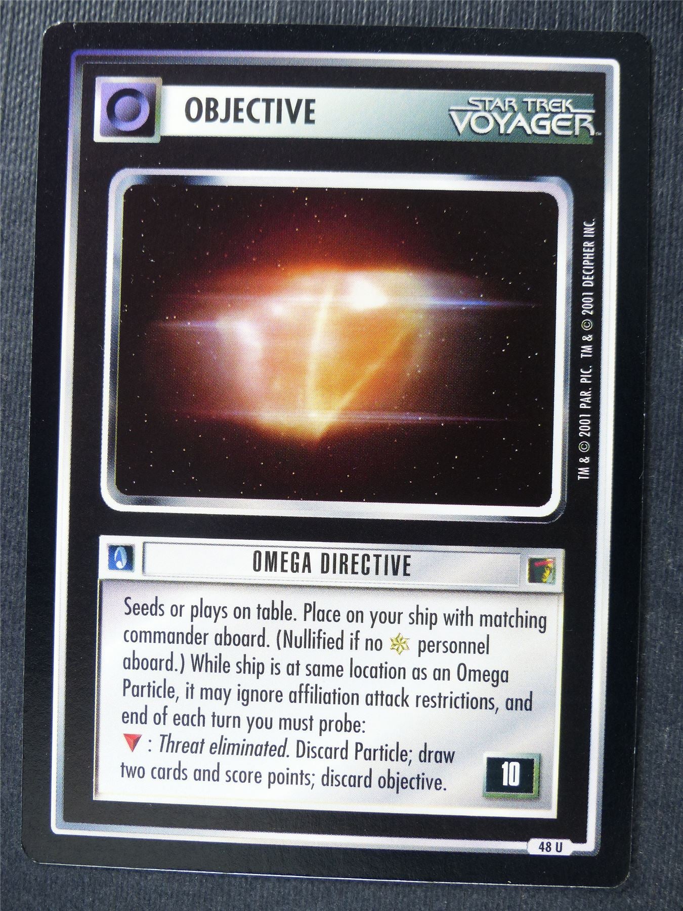 Omega Directive - Voyager - Star Trek Card #4TU