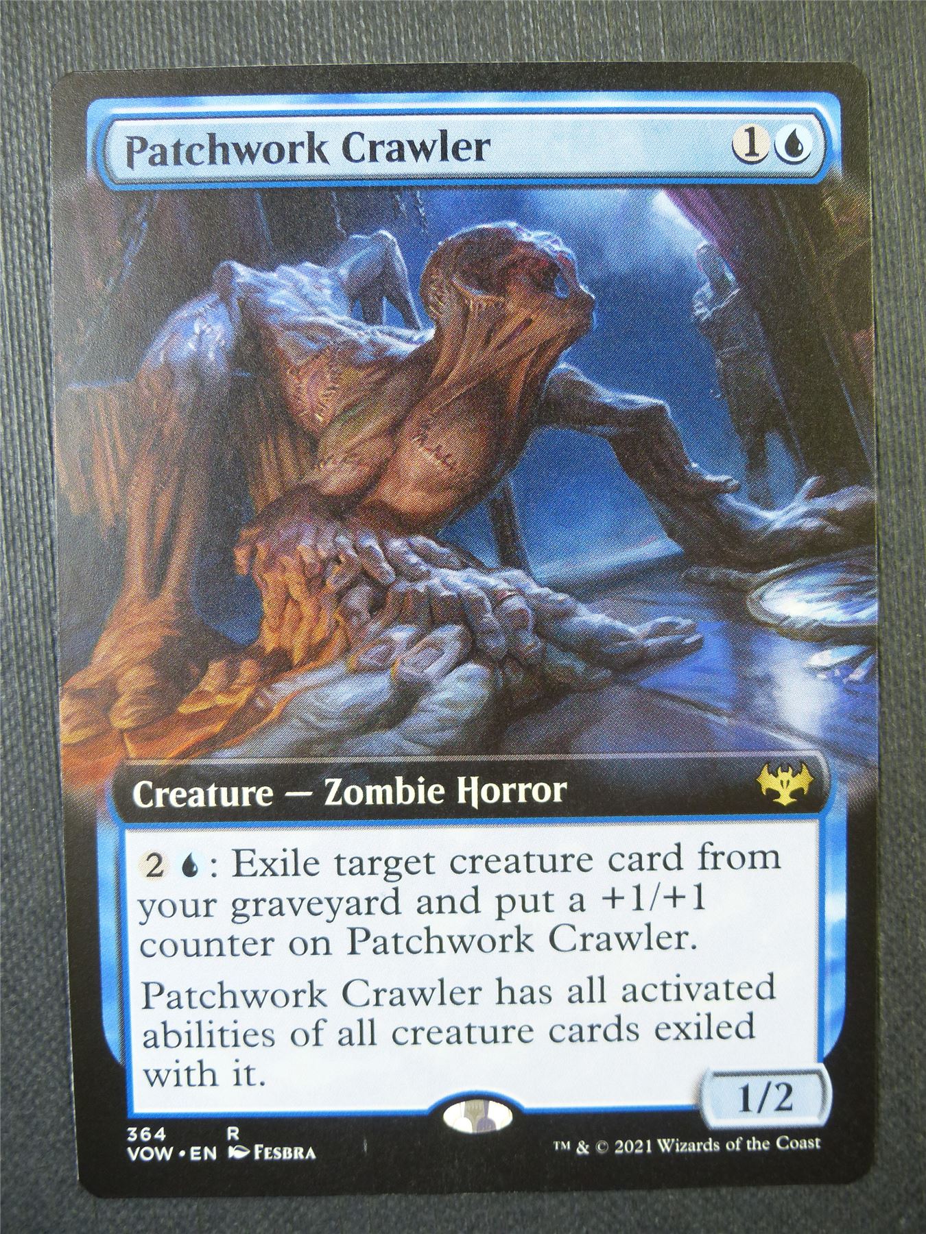 Patchwork Crawler Extended art - Mtg Card #8AS