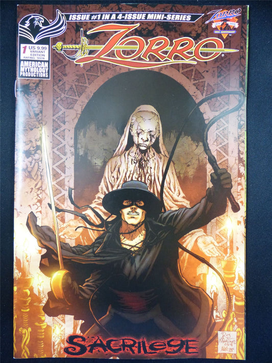 ZORRO: Sacrilege #1 Var - Jan 2023 Mythology Comic #1T1