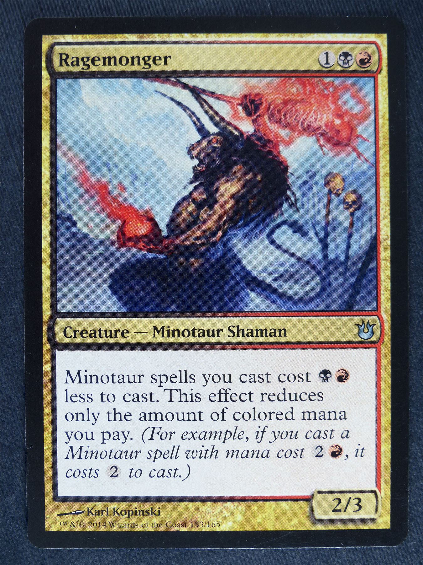 Ragemonger - Mtg Magic Cards #MC