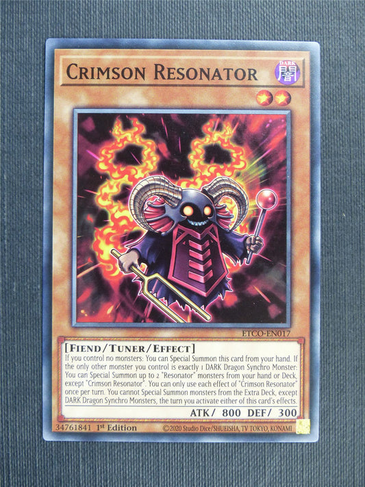 Crimson Resonator - ETCO - 1st ed Yugioh Card