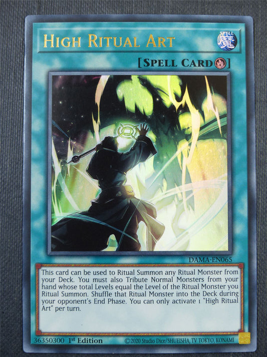 High Ritual Art DAMA Ultra Rare - 1st ed Yugioh Card #3A3