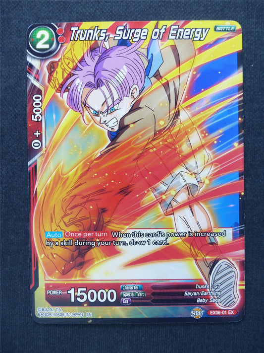 Trunks Surge of Energy - Dragon Ball Super Cards #1U