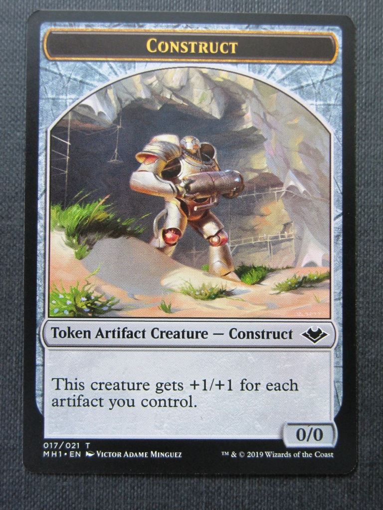 Soldier Construct Token - Modern Horizons - Mtg Magic Cards # 8A79