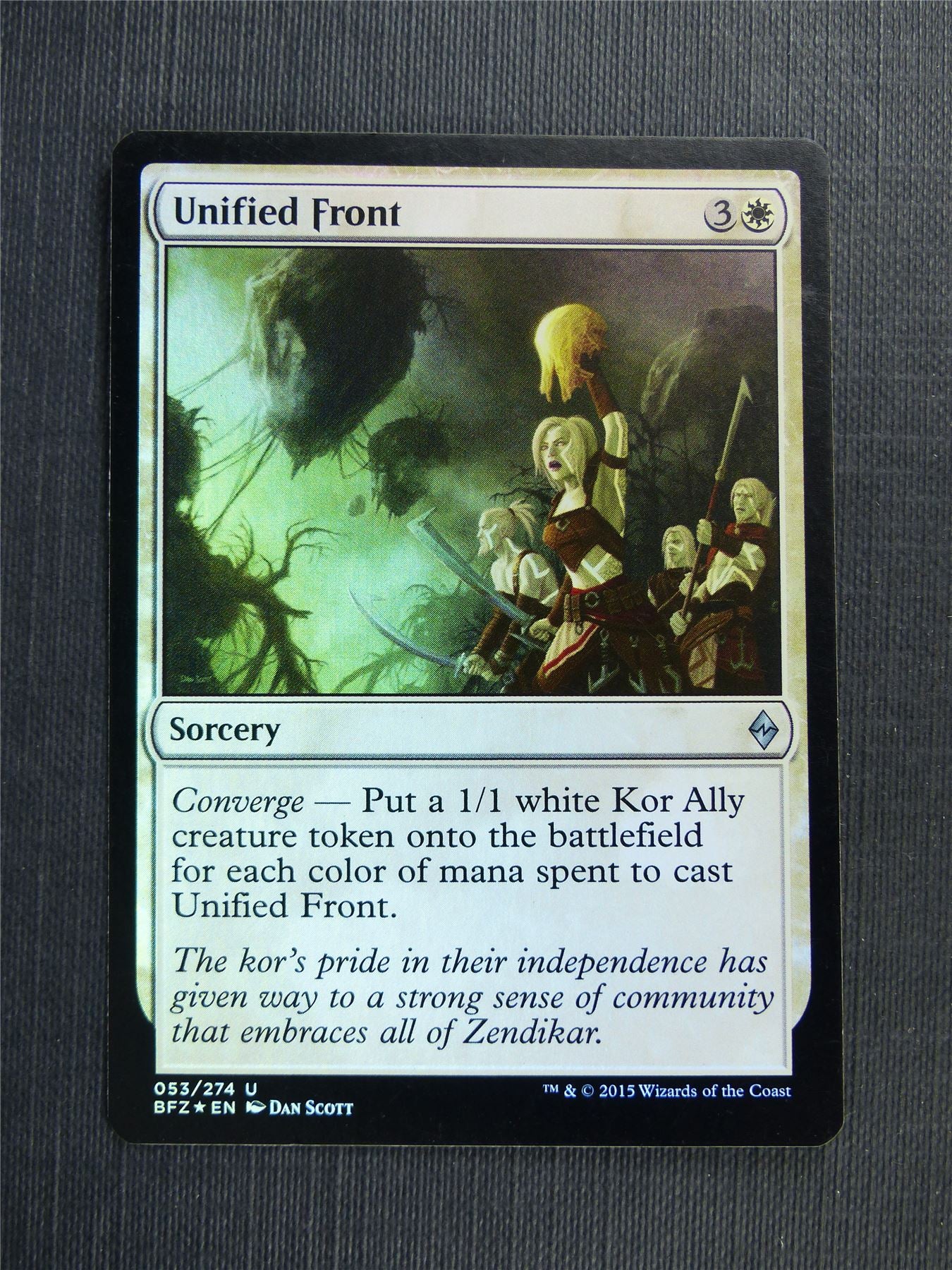 Unified Front Foil - Mtg Magic Cards #555