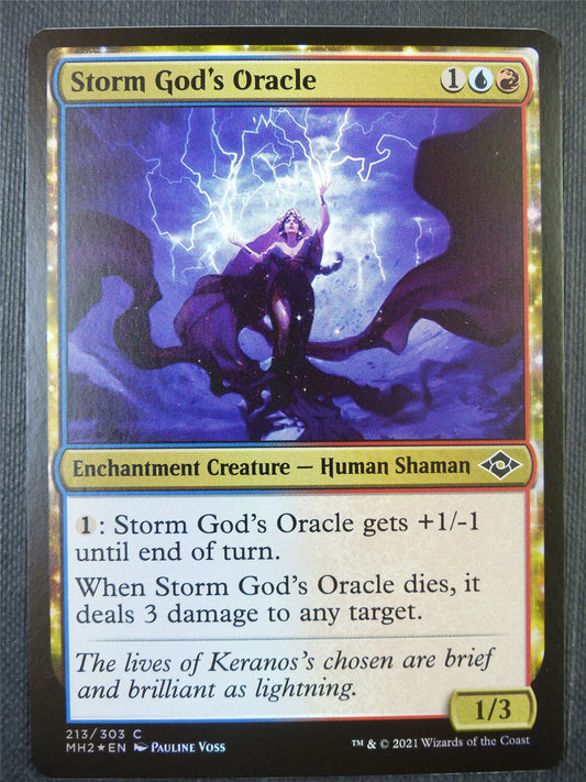 Storm God's Oracle Foil - Mtg Card #6K2