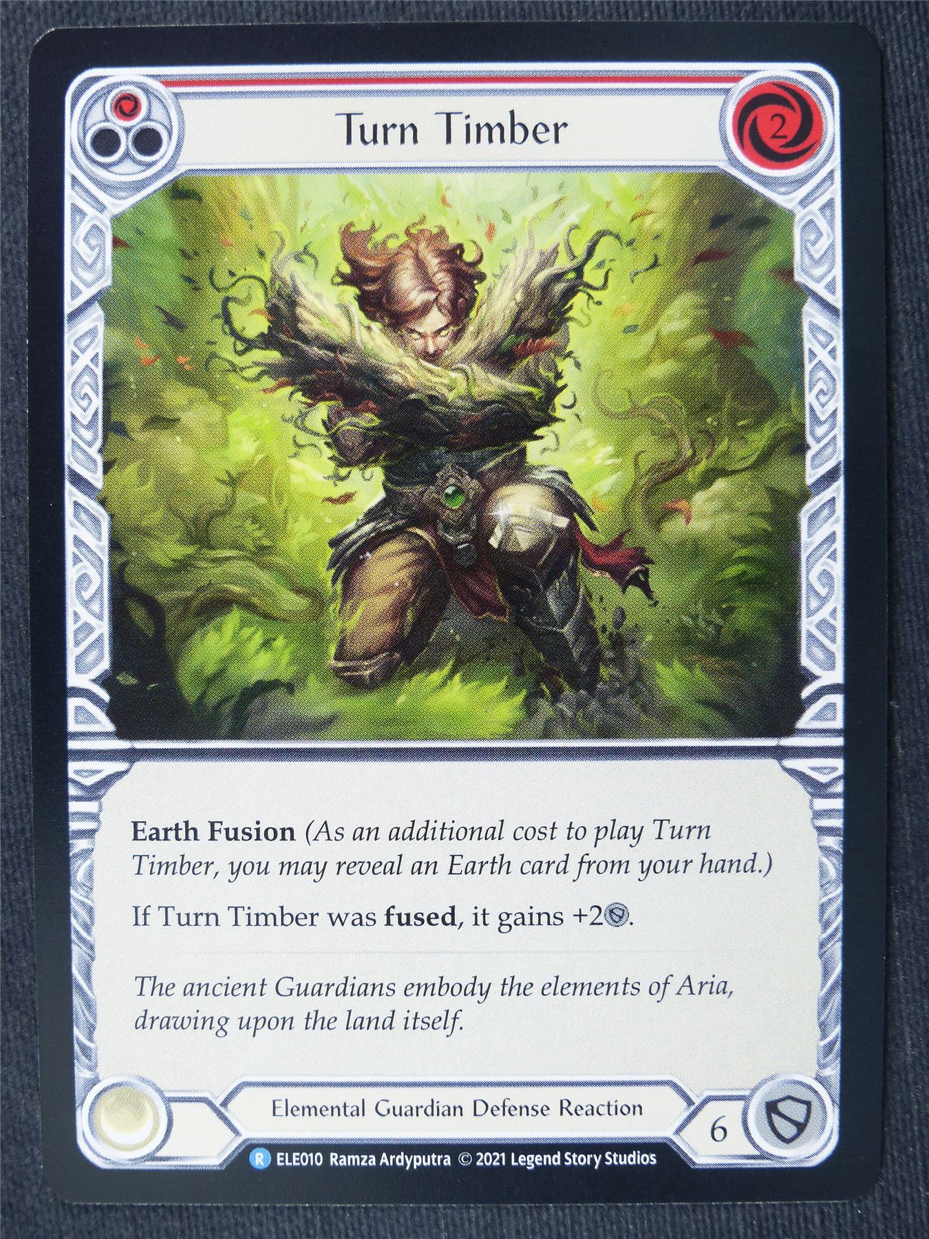 Turn Timber R Red - 1st Ed Tales of Aria - Flesh and Blood