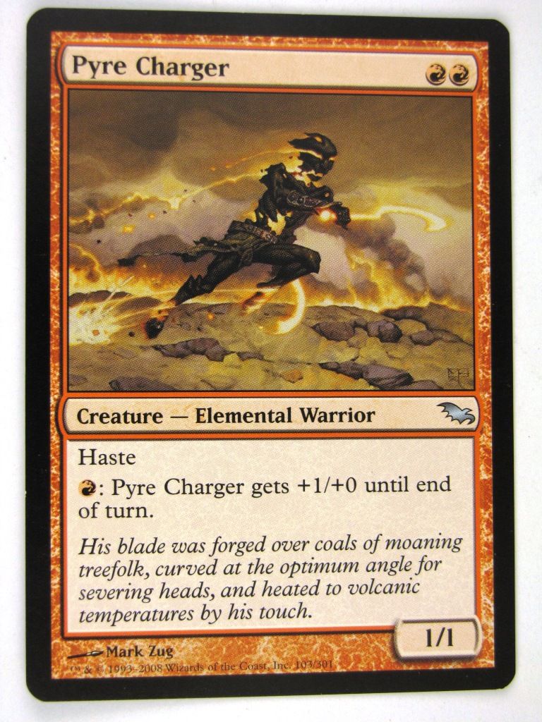 MTG Magic: the Gathering Cards: PYRE CHARGER: SHM