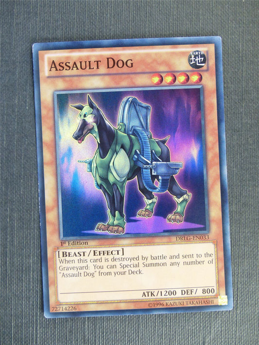 Assault Dog DRLG Super Rare - 1st ed - Yugioh Cards #16J