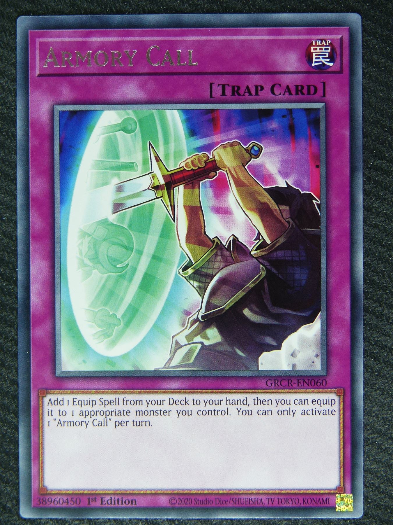 Armory Call GRCR Rare - 1st ed - Yugioh Card #83C