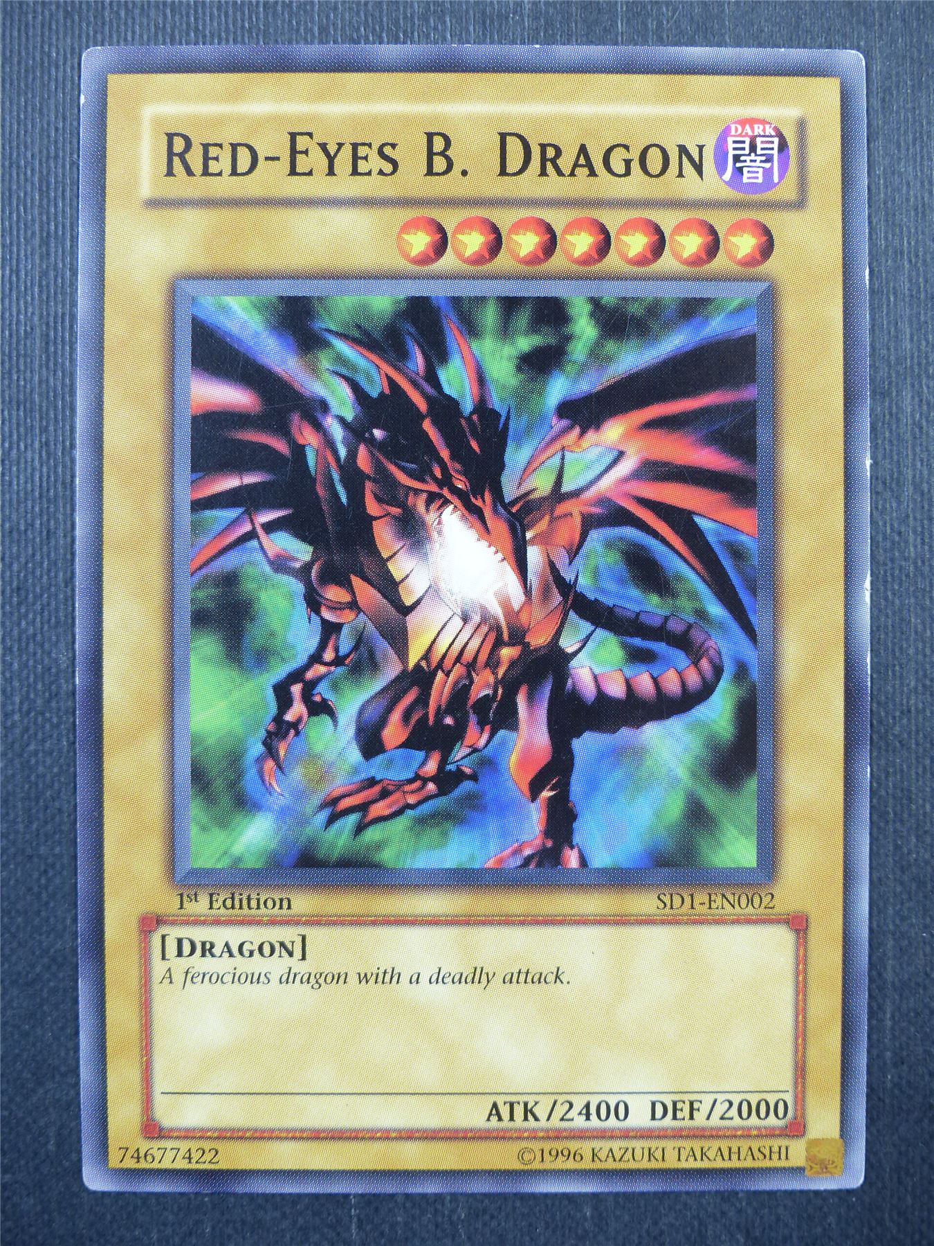 Red-Eyes B. Dragon SD1 - 1st ed - Yugioh Card #4NZ