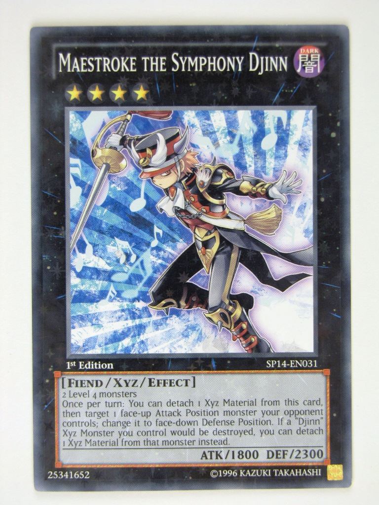 Yugioh Cards: MAESTROKE THE SYMPHONY DJINN SP14 STARFOIL # 18I81