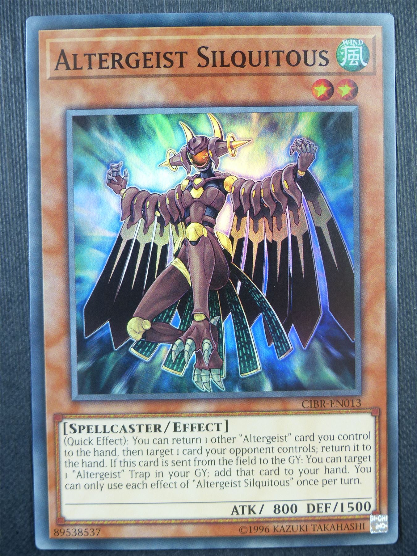 Altergeist Silquitous CIBR Super Rare - Yugioh Card #9BO