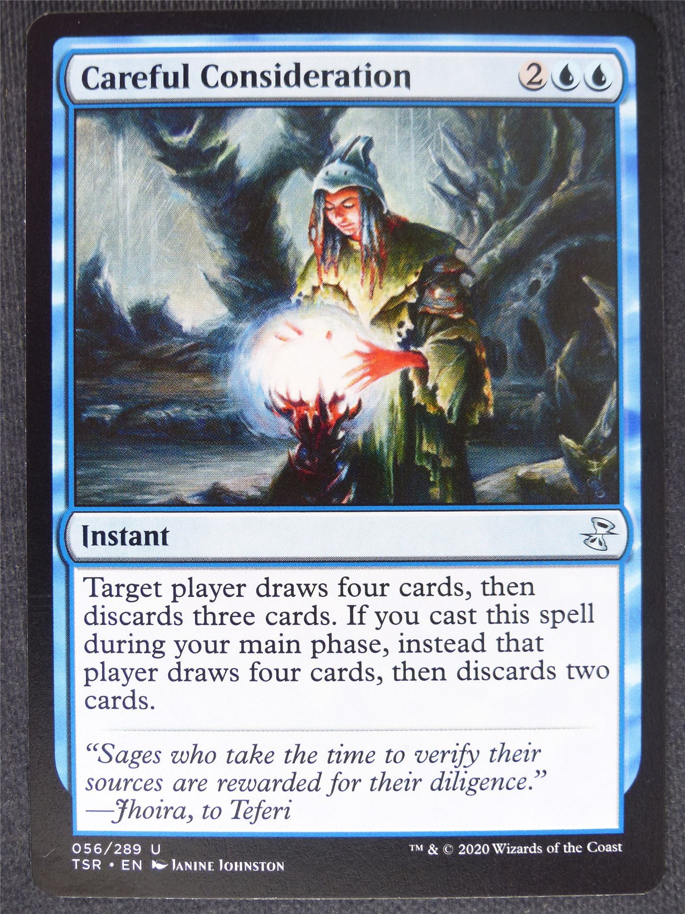 Careful Consideration - Remastered - Mtg Magic Cards #RE