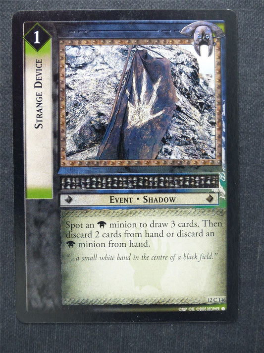 Strange Device 12 C 146 - LotR Cards #MH