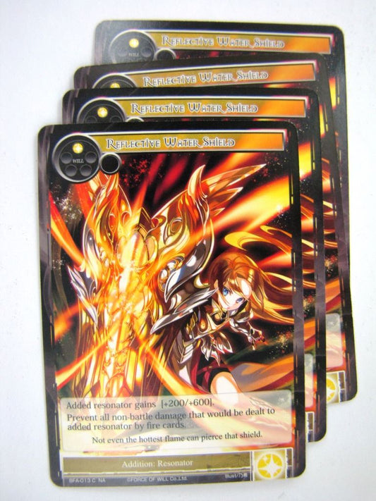 Force Of Will Cards: REFLECTIVE WATER SHIELD x4 # 13C63