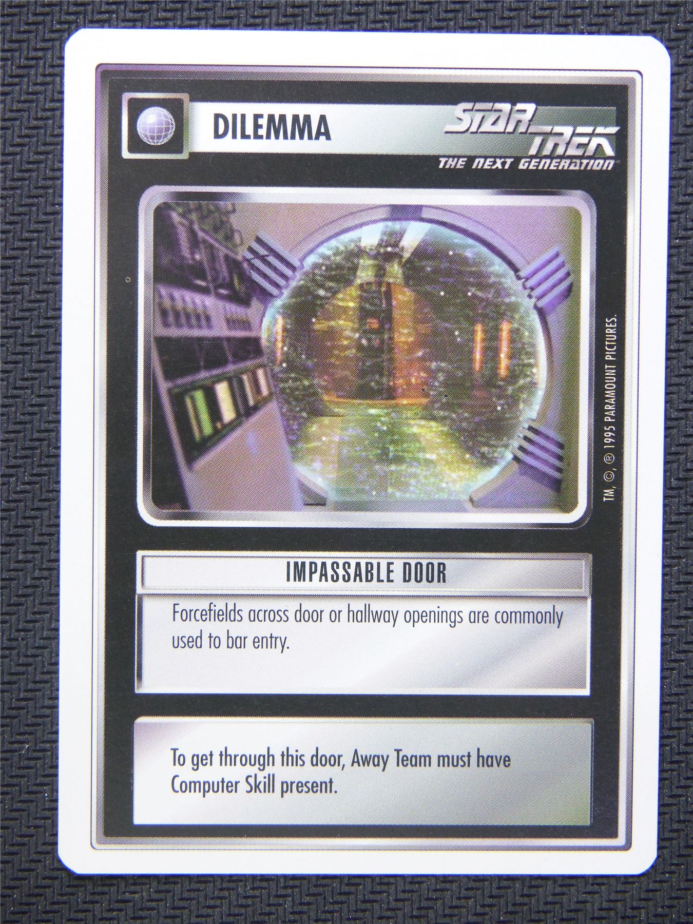 Dilemma Impassable Door - Star Trek CCG Next Gen #4XW