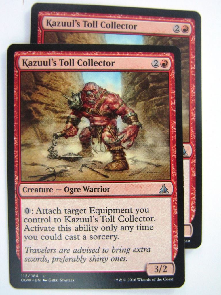 MTG Magic Cards: Oath of the Gatewatch: KAZUUL'S TOLL COLLECTOR x2 # 4J59