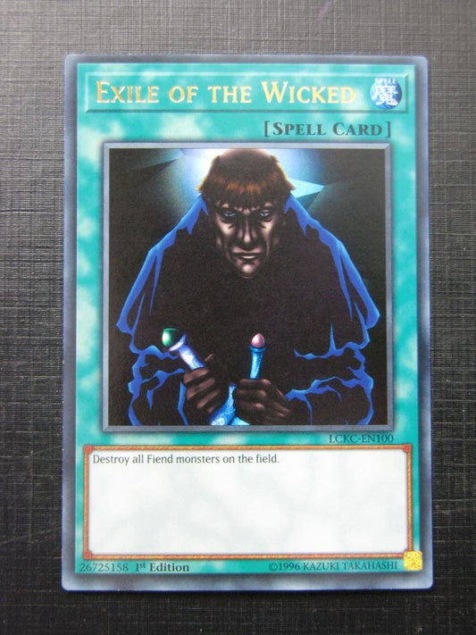 Exile of the Wicked LCKC Ultra Rare - 1st ed - Yugioh Card # 2D2