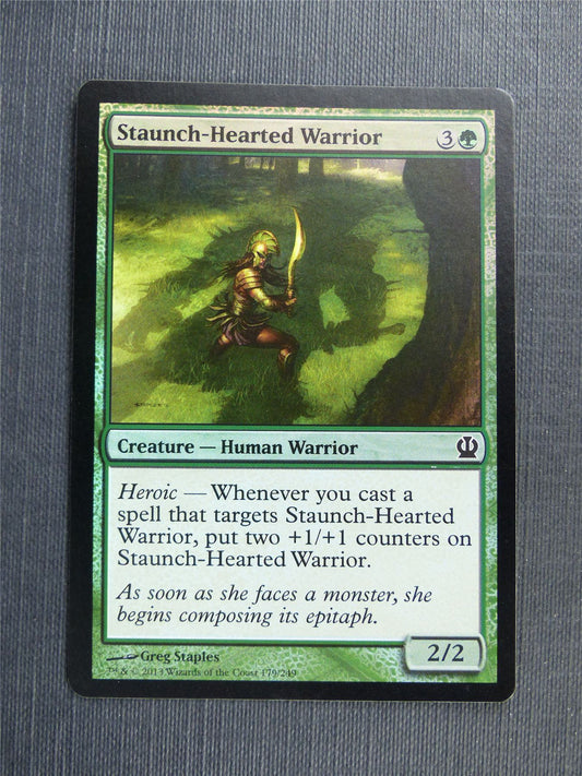 Staunch-Hearted Warrior Foil - Mtg Magic Cards #570