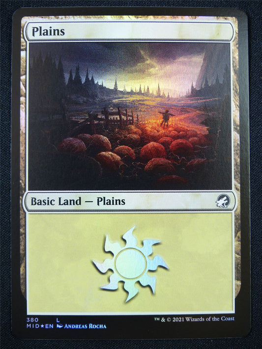 Plains 380 Foil - Mtg Card #22J