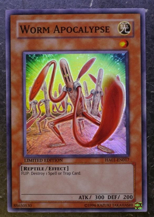 Yugioh Cards: WORM APOCALYPSE HA01 SUPER RARE # 2I93