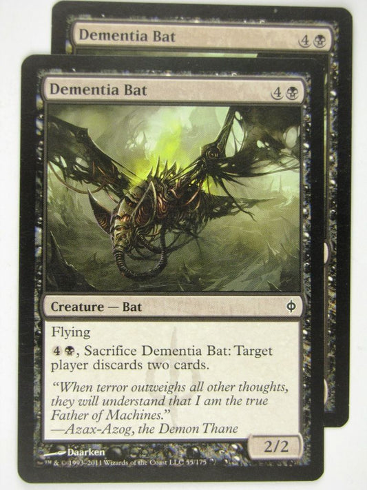MTG Magic: the Gathering Cards: DEMENTIA BAT x2: NPH