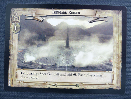 Isengard Ruined 7 U 331 - LotR Cards #2Y2