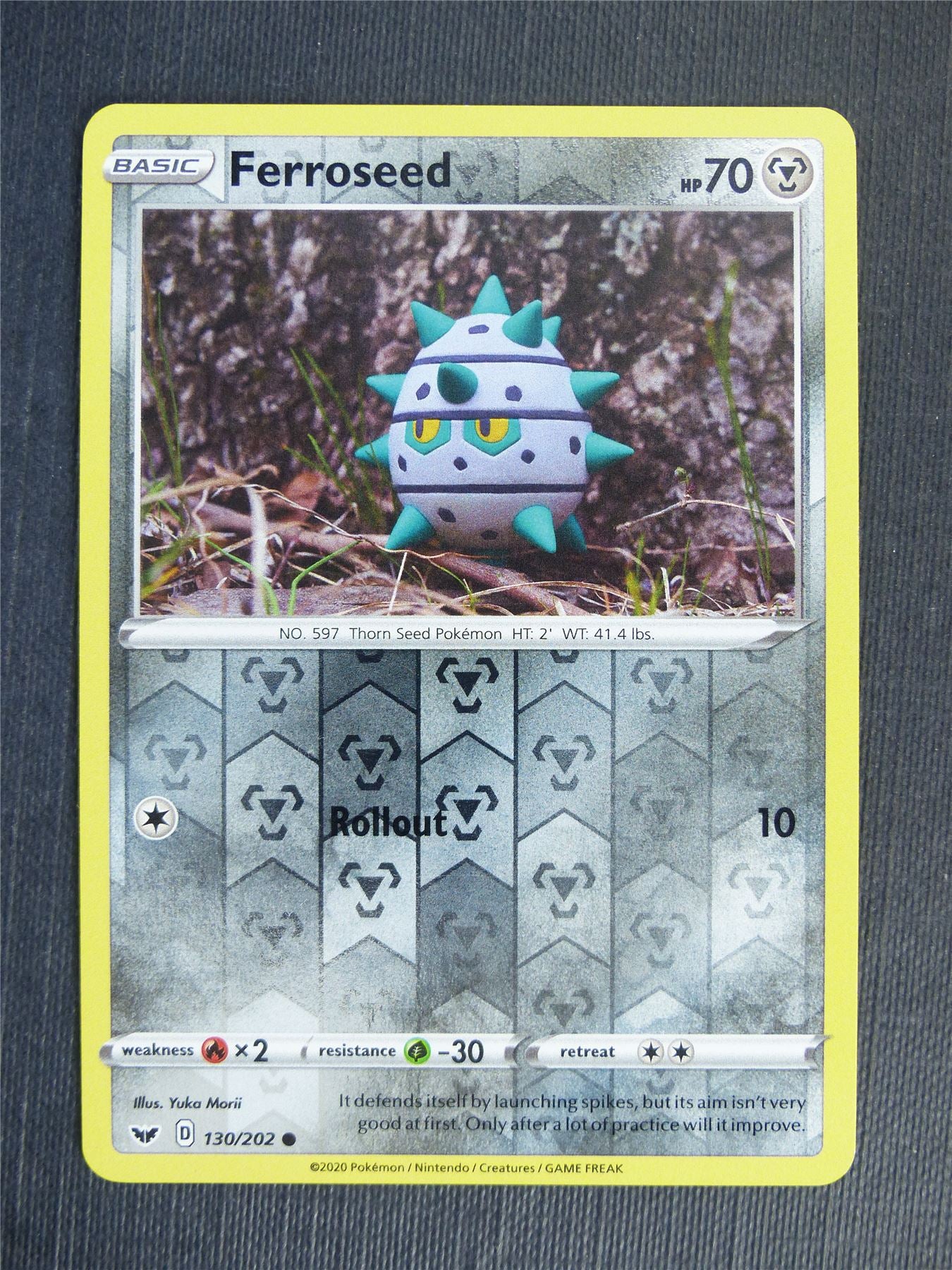 Ferroseed 130/202 Reverse Holo - Pokemon Cards #2BI