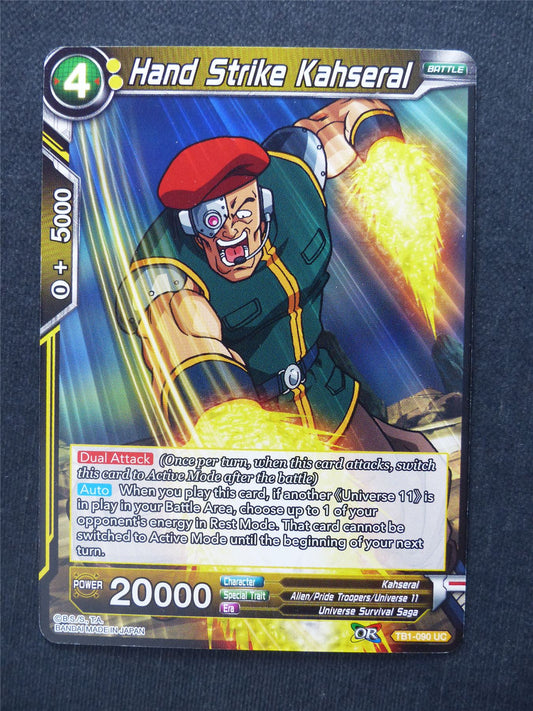 Hand Strike Kahseral - Dragon Ball Super Cards #AA