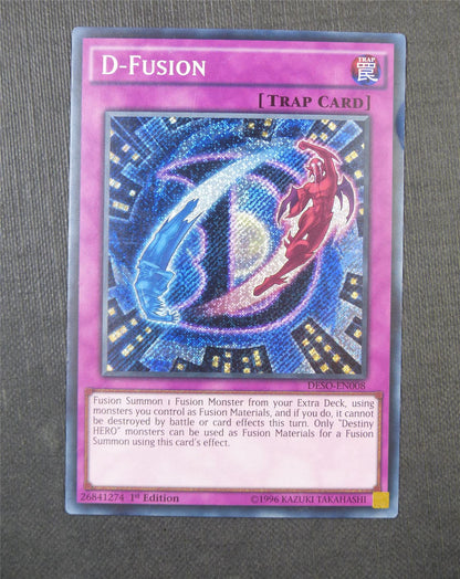 D Fusion DESO Secret Rare 1st Ed - Yugioh Card #5FC